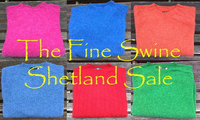 Fine Swine Exclusive - Shetland Sweaters Made by Harley