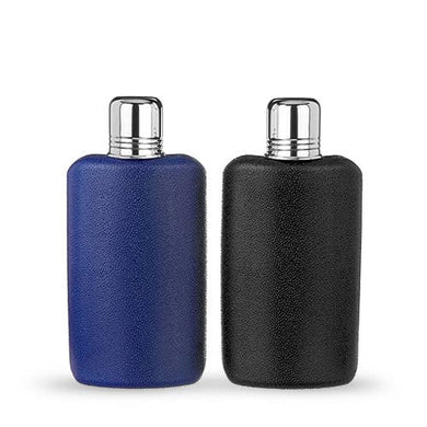 TRUE - Rogue™ Assorted 10 Ounce Flasks by True - Black & Blue