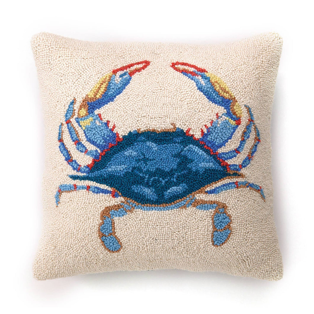 Peking Handicraft - Blue Crab Hook Pillow