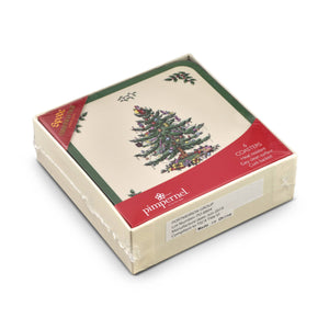 Pimpernel - Christmas Tree Coasters Set of 6