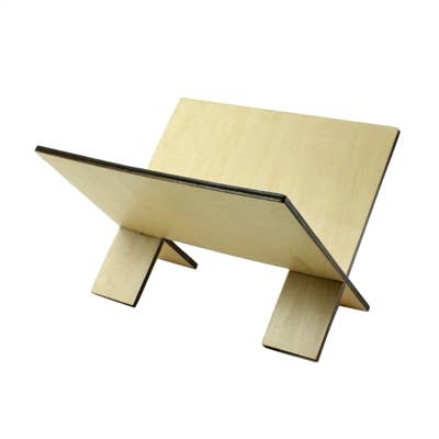 HomArt - Collapsing Poplar Wood Display Stand - Natural