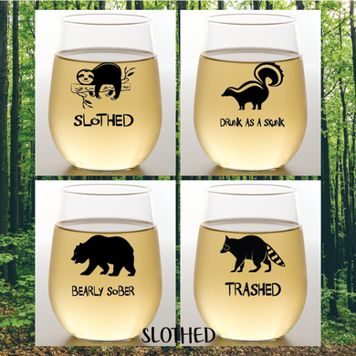 Wine-Oh! - TRASHED Shatterproof Wine Glasses