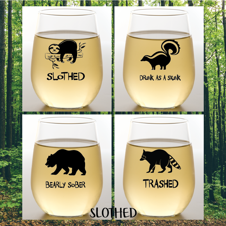 Wine-Oh! - TRASHED Shatterproof Wine Glasses
