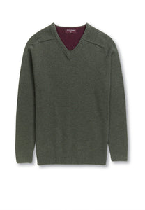 V-Neck Lambswool Sweater