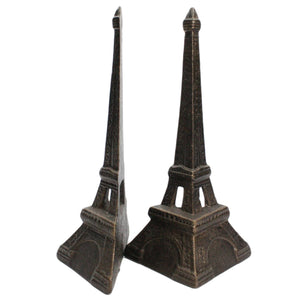 Eiffel Tower Bookends - Cast Iron - Bronze
