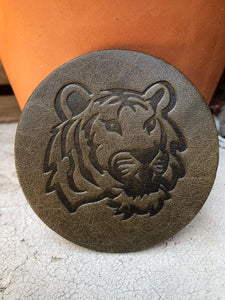 Leather Coaster - Tiger