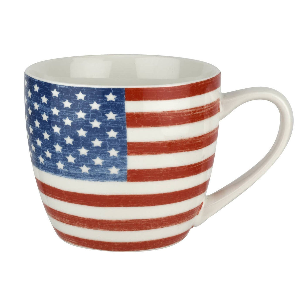Pimpernel - Pimpernel American Flag 16 oz Mug Set of 4