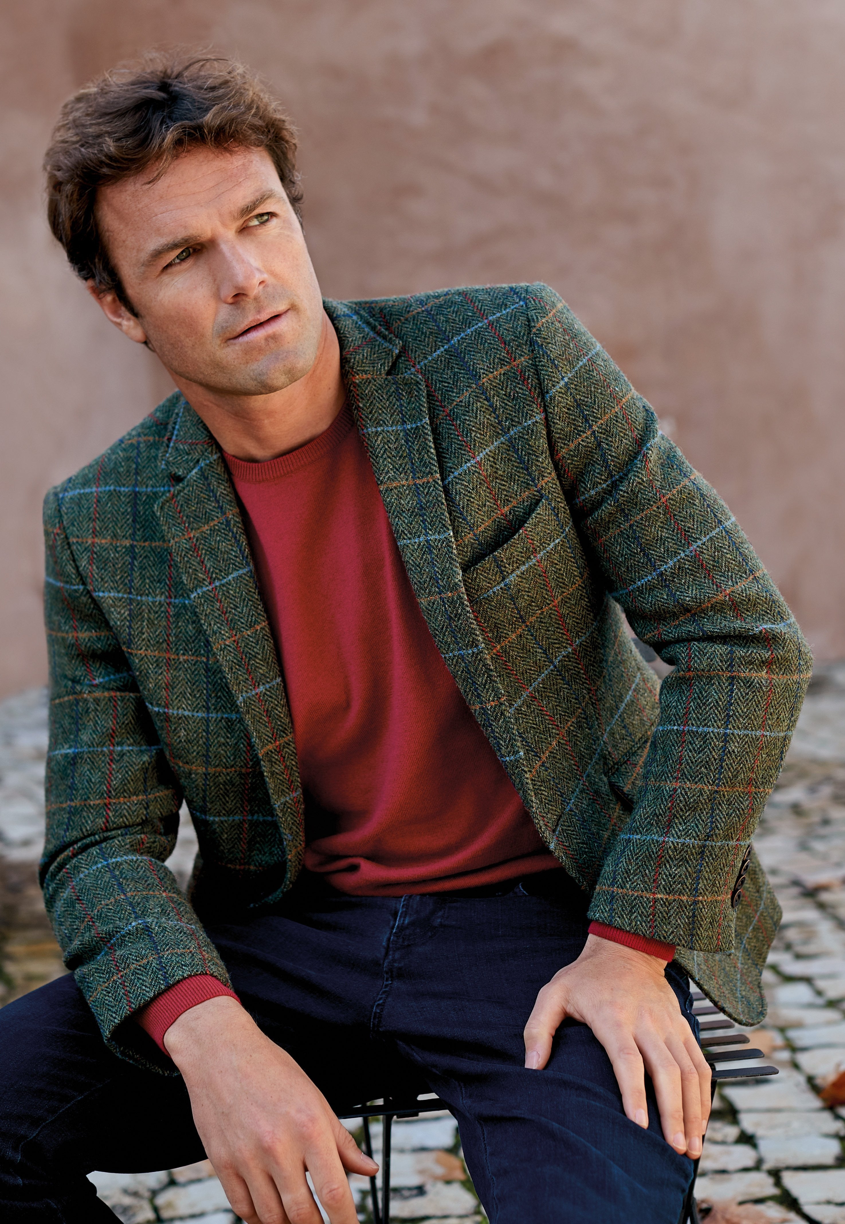 Harris Tweed Jacket - Tailored Fit – The Fine Swine