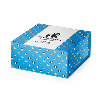 Swole Panda - Animal Sock Box - 3 Pairs of Bamboo Socks (His)