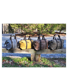 Load image into Gallery viewer, Waxed Cotton Weekender Bag