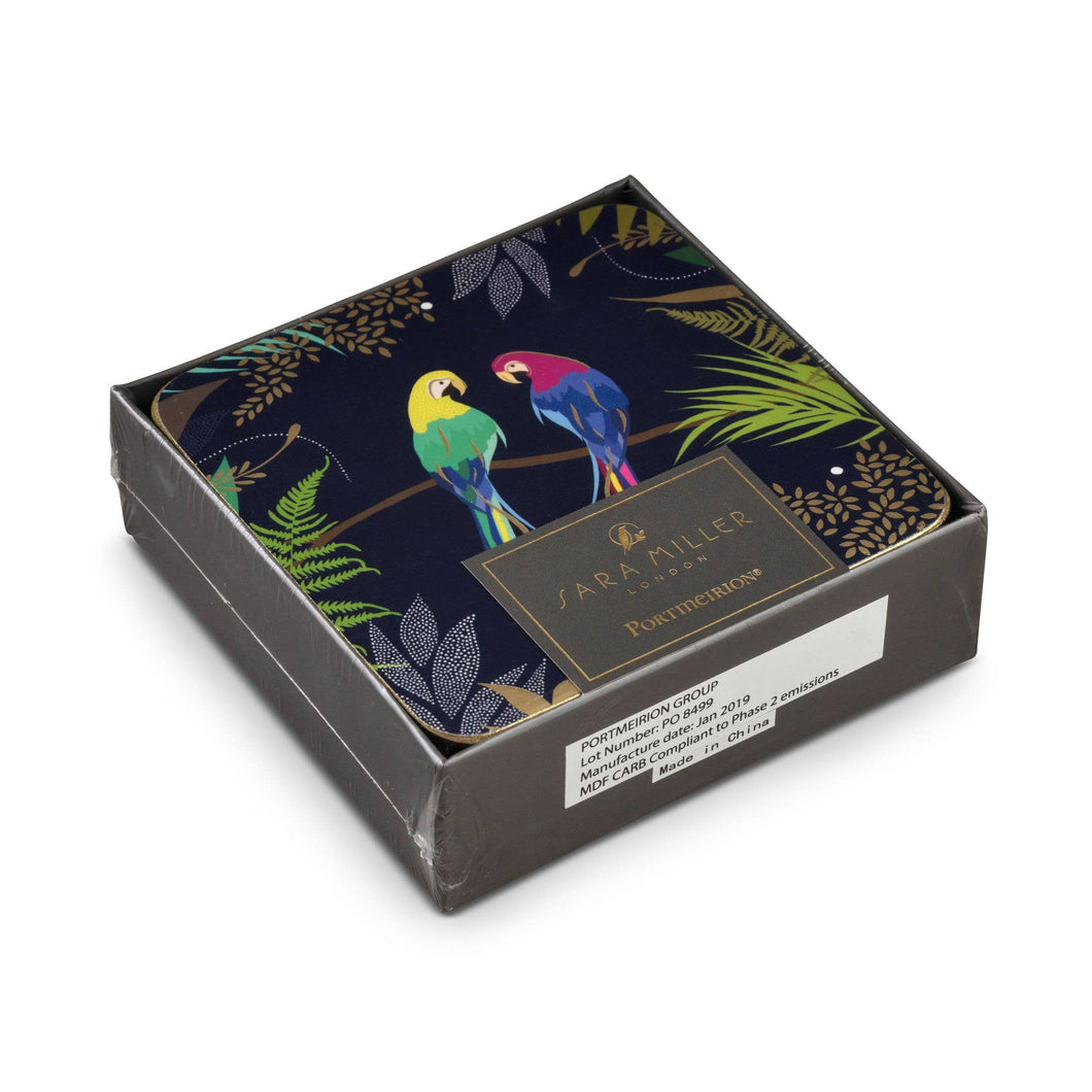 Pimpernel - Sara Miller Parrot Coasters Set of 6