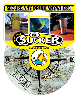 Lil Sucker - NAUTICAL STYLE SUCTION DRINK HOLDER GREAT FOR OUTDOORS