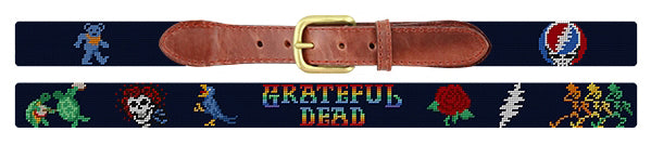 Needlepoint Grateful Dead Belts