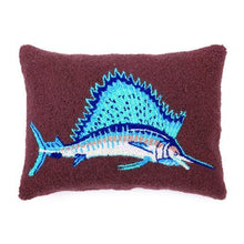 Load image into Gallery viewer, Hand Hooked Pillow-Beach Theme