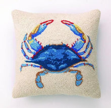 Load image into Gallery viewer, Hand Hooked Pillow-Beach Theme