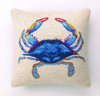 Hand Hooked Pillow-Beach Theme