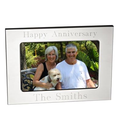 Engraved Silverplate Picture Frame