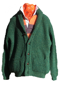 Ivy Collection Shawl Collar Cardigan Sweatert