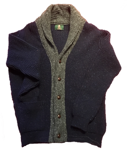 Ivy Collection Shawl Collar Cardigan Sweatert