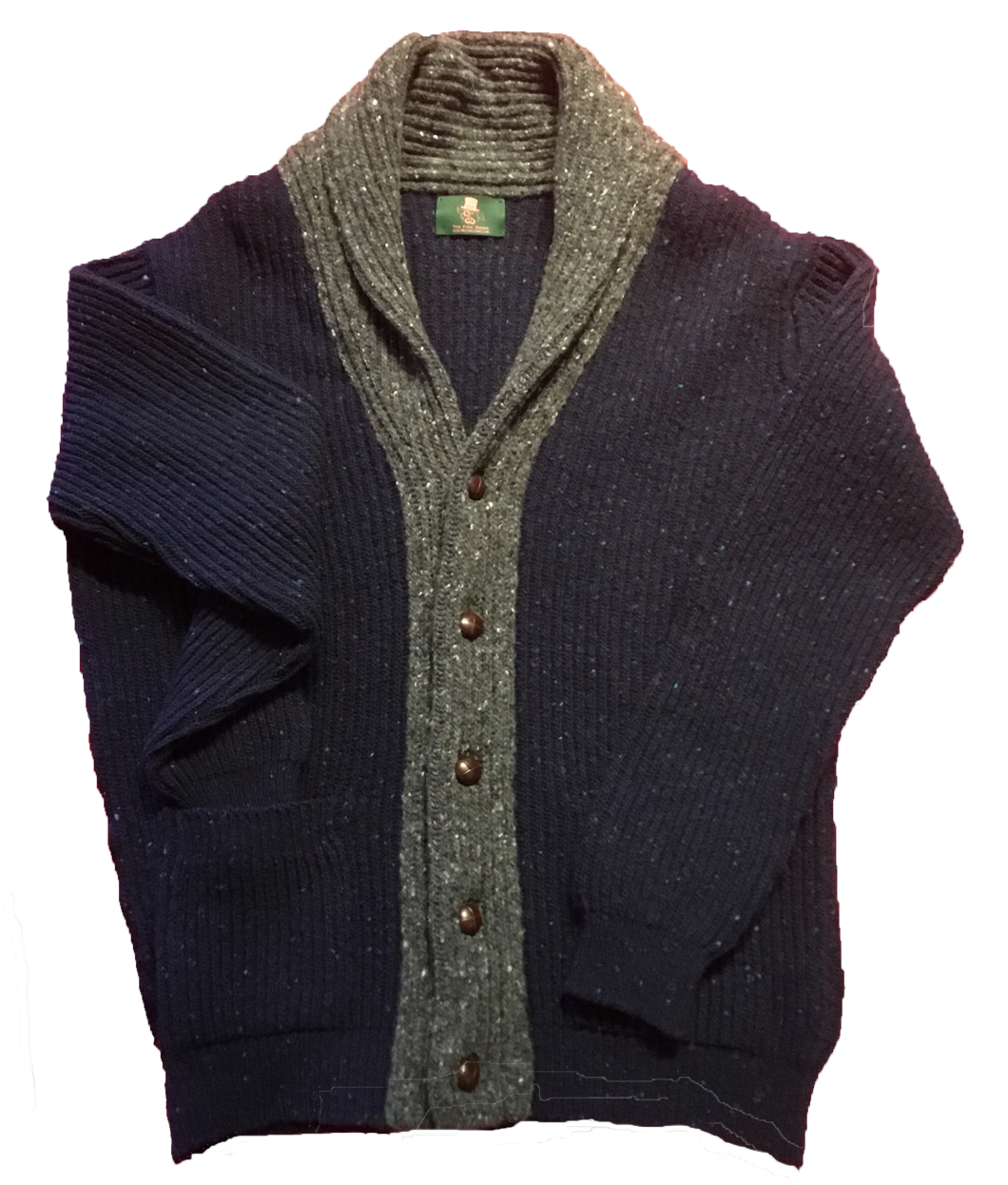 Ivy Collection Shawl Collar Cardigan Sweatert