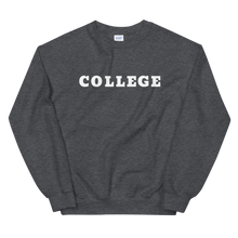 Load image into Gallery viewer, Heavyweight Sweatshirt - COLLEGE