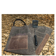 Load image into Gallery viewer, Waxed Cotton Apron Two Tone