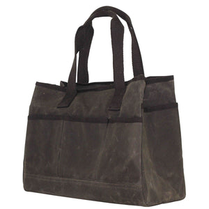 Waxed Cotton Utility Tote