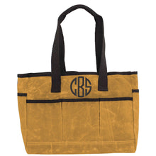 Load image into Gallery viewer, Waxed Cotton Utility Tote